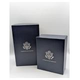 2- US MINT SAVINGS BOXES