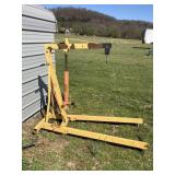 HYDRAULIC ENGINE HOIST CHERRY PICKER WORKS BUT