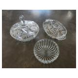 Lidded Candy Dish & Seving Tray