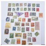 U.S & FOREIGN POSTAGE STAMPS OVER $50 IN VALUE