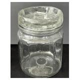 1915 Antique Glass Humidor Tobacco Jar Cigars