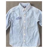 KIDï¿½S DENIM JACï¿½S RANCH LONG SLEEVE BUTTON UP