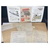 ANTIQUE MAINE CENTRAL RAILROAD CO. EPHEMERA