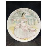 VINTAGE Dï¿½ARCEAU-LIMOGE COLLECTORS PLATE SCARLET