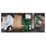 Box lot under table Seasonal / Holiday Decor ++