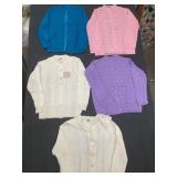 5 VINTAGE MONTGOMERY WARD SWEATERS