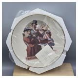 GORHAM 1976 NIB CHRISTMAS TRIO ARTISAN PLATE