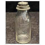ANTIQUE MOJONNIER DAIRY TESTING BOTTLE W/ RUBBER