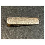 10K Yellow Gold Tie Clip 1.37g
