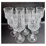 9 Crystal Dï¿½Arques Durand LongChamp Wine Glasses