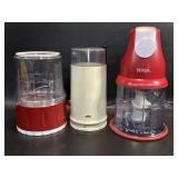 Kitchen Tools: Ninja Food Chopper, Braun Coffee
