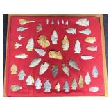 ARROWHEAD COLLECTION ARROWHEADS, BIRD POINTS &