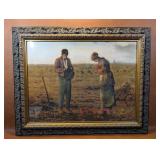The Angelus" by Jean-Franï¿½ois Millet Framed Print