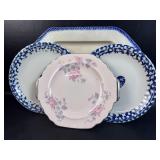 VTG Plates w/ Platter for Repurpose or Decor