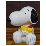 Snoopy Hugging Woodstock Cookie Jar
