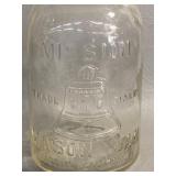 MISSION MASON QT. JAR MFG. BY W.J. LATCHFORD CO.