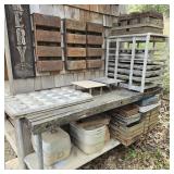 Table & Contents: Large Lot of Baking