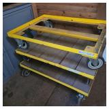Three Metal Platform Dollies
