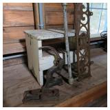 Vintage Stool, Rivet Press, Mousetrap Lot