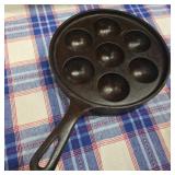Griswold Cast Iron #32 Aebleskiver Pan