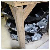 Rotating Bin w/ Contents: Structural Hardware