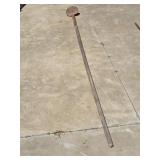 Long Vintage Power Pole Scoop Shovel