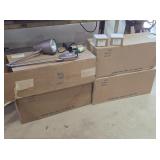 Four NOS Work Lights by Dazor