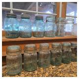 Lot of Antique Atlas / Ball Jars