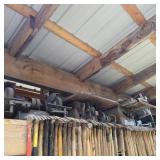 Lot of Decorative Grinders / Saws Above Hammers