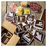 Lot of Small Forestry Related Signage