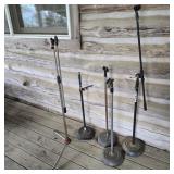 Lot of Microphone Stands