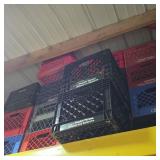 Lot of 33 Plastic Crates