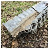 Stack of Corrugated Galvanized Ridgecap