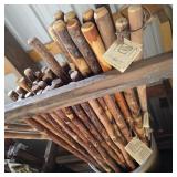 50+ Arkansas Canes of Various Wood Types