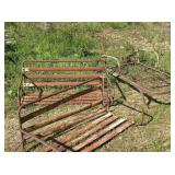 Old Metal Porch Swings & Chaise for Restoration
