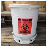Justrite Biohazard 10 Gallon Can