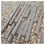 Stack of 4" Iron Pipes
