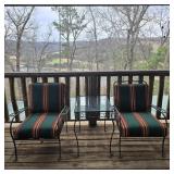 Wrought Iron Chairs w/ Table