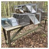 Table & Lot of Traps