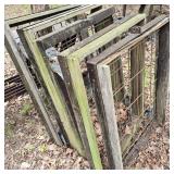 Stack of Wire Mesh Frames