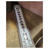 10 - No Tresspassing Markers