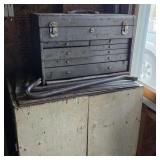 Tool Box & Rolling Hardware Cabinet w/ Contents