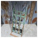 Vintage Wood-Handle Industrial Dolly