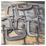 Bundle #2 of 10 Large C Clamps