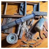 Fishing Lot w/ Stools, Lines, & Lures