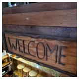 Small Rustic Welcome Sign