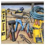 Crate of Tools w/ Long Air Spray Nozzle