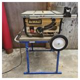 DeWalt Table Saw on Stand