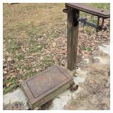 Antique Fairbanks Platform Scale Outside