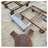 Lot of Platform Dollies Outside